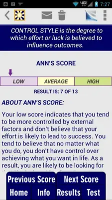 Cognitive Styles CBT Test android App screenshot 1