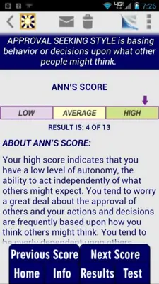 Cognitive Styles CBT Test android App screenshot 3