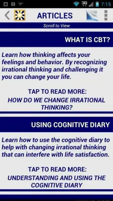 Cognitive Styles CBT Test android App screenshot 5